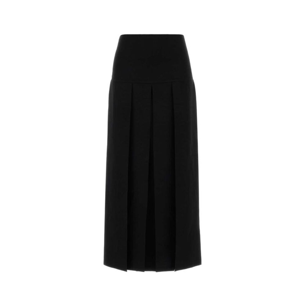 Alaia Women Midi Skirt Textured Pleats
